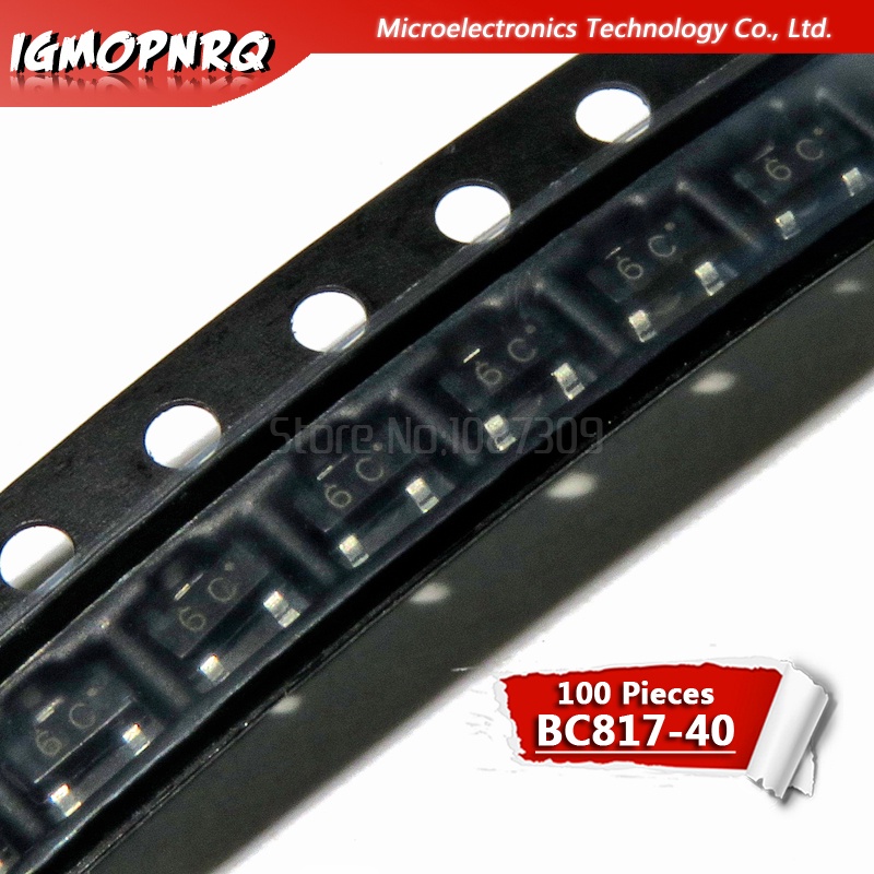 100PCS BC807-25 BC807-40 BC817-25 BC817-40 BC846B BC847B BC848B BC856B BC857B SOT23 ทรานซิสเตอร์ใหม่