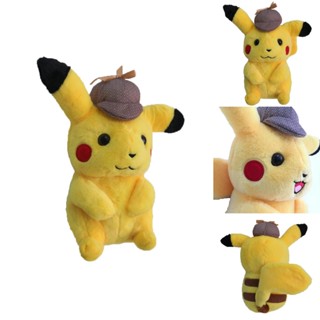 ตุ๊กตาของเล่น รูป Pokemon Pikachu แบบนิ่ม ขนาด 10 นิ้ว เหมาะกับของขวัญ สําหรับเด็ก