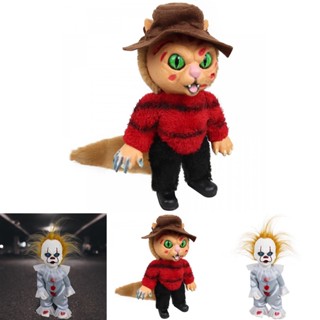 ตุ๊กตานุ่ม รูปการ์ตูนคิตตี้ Nightmare On Elm Street Krueger สําหรับตกแต่งบ้าน