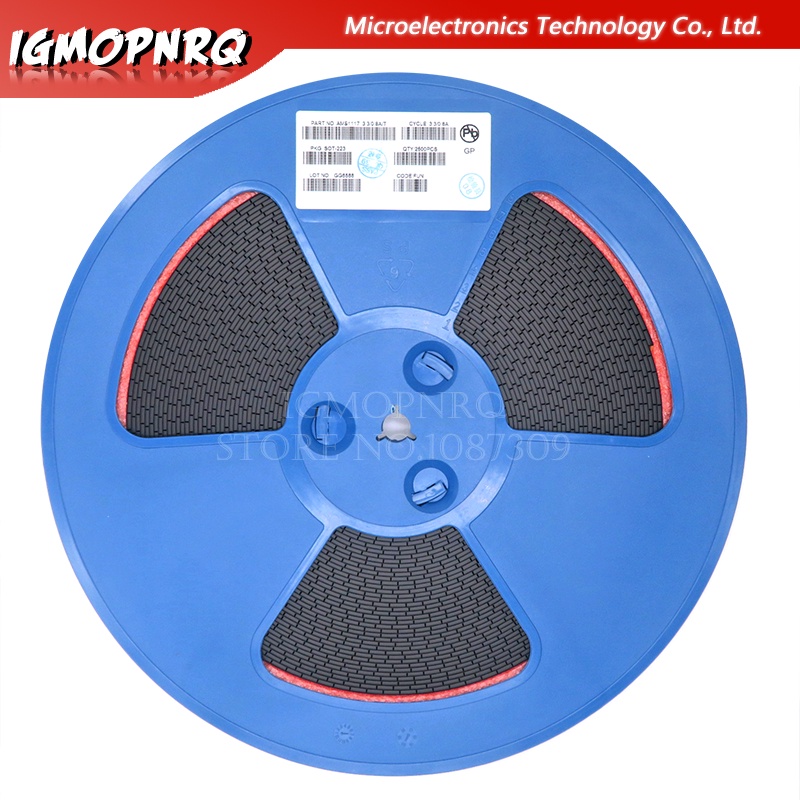 500PCS AMS1117 AMS1117-3.3V AMS1117-ADJ AMS1117-1.8V AMS1117-1.2V AMS1117-5.0V AMS1117-2.5V A117-3.3