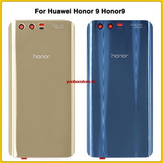 Yoth- ฝาครอบแบตเตอรี่ ด้านหลัง แบบเปลี่ยน พร้อมสติกเกอร์ สําหรับ Huawei Honor 9 Honor9