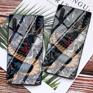 เคสโทรศัพท์มือถือแบบแก้ว ลายการ์ตูนมังกร สําหรับ Redmi Note 8 9 9s 10 10s 11 Pro 9 9A 9C 8 8A