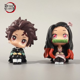 โมเดลฟิกเกอร์ Tanjiro And Nezuko สําหรับตกแต่งเค้กรถยนต์