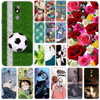 เคสโทรศัพท์มือถือ แบบนิ่ม ลายการ์ตูนฟุตบอล สําหรับ LG K40 LM-X420 LG K12+ LG K12 Plus X4 2019 5.7 นิ้ว