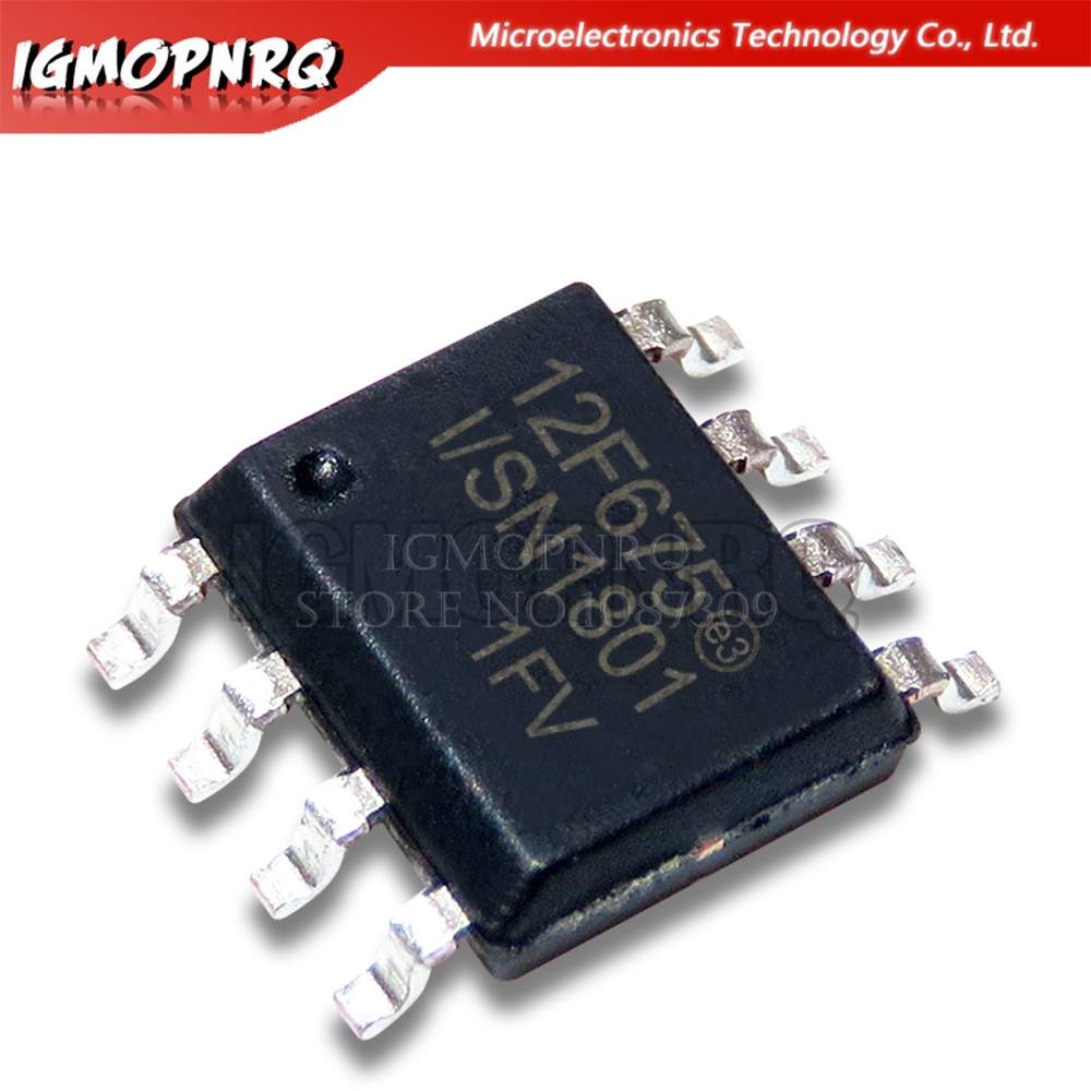 5 ชิ้น/ล็อต PIC12F675-I/SN PIC12F675 12F675-I/SN PIC12F629-I/SN 12F629 12F675 SOP ใหม่