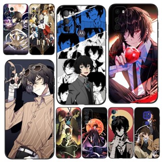 เคสโทรศัพท์มือถือ ซิลิโคนนิ่ม Tpu ลายอนิเมะ Bungo Stray Dog สีดํา สําหรับ Motorola Edge 30 neo Pro 5G