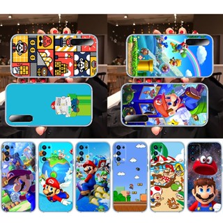 เคสโทรศัพท์มือถือ แบบใส ลาย Super Mario สําหรับ Samsung M23 M33 M52 M53 5G MJ44