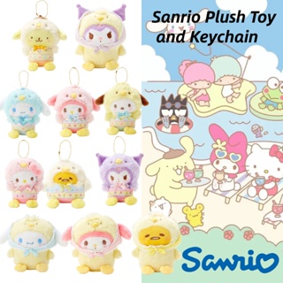 พวงกุญแจ จี้ตุ๊กตาสุนัขชินนาม่อน แบบนิ่ม รูปไข่ Sanrio Easter 2023