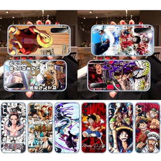 เคสโทรศัพท์มือถือ แบบใส ลาย One Piece สําหรับ Samsung Note 8 9 10 20 Lite Plus Ultra MJ37