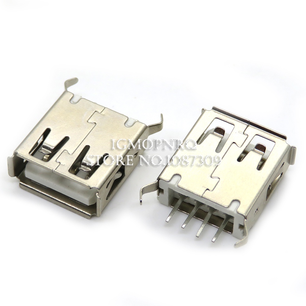 ซ็อกเก็ตแจ็คเชื่อมต่อ PCB USB-A type A ตัวเมีย ตัวผู้ 5 ชิ้น - รูปที่ 2