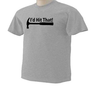 เสื้อยืด พิมพ์ลาย ID HIT THAT Hammer Builder Contractor Carpenter สําหรับผู้ชาย