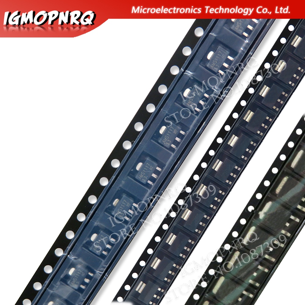 วงจรรวม AMS1117 AMS1117-3.3V AMS1117-ADJ AMS1117-1.8V AMS1117-1.2V AMS1117-5.0V AMS1117-2.5V AMS1117