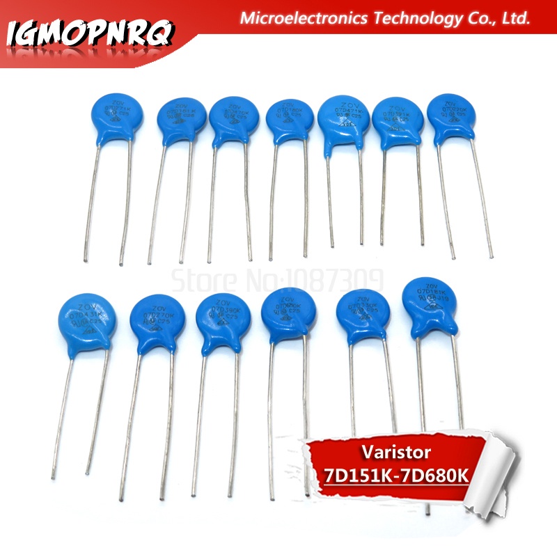 100PCS Vartor 7D151K 7D180K 7D181K 7D220K 7D270K 7D271K 7D330K 7D390K 7D391K 7D431K 7D470K 7D680K 7D