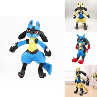 ตุ๊กตานุ่ม รูปการ์ตูนโปเกม่อน Luc Lucario ขนาด 12 นิ้ว ของเล่นสําหรับเด็ก