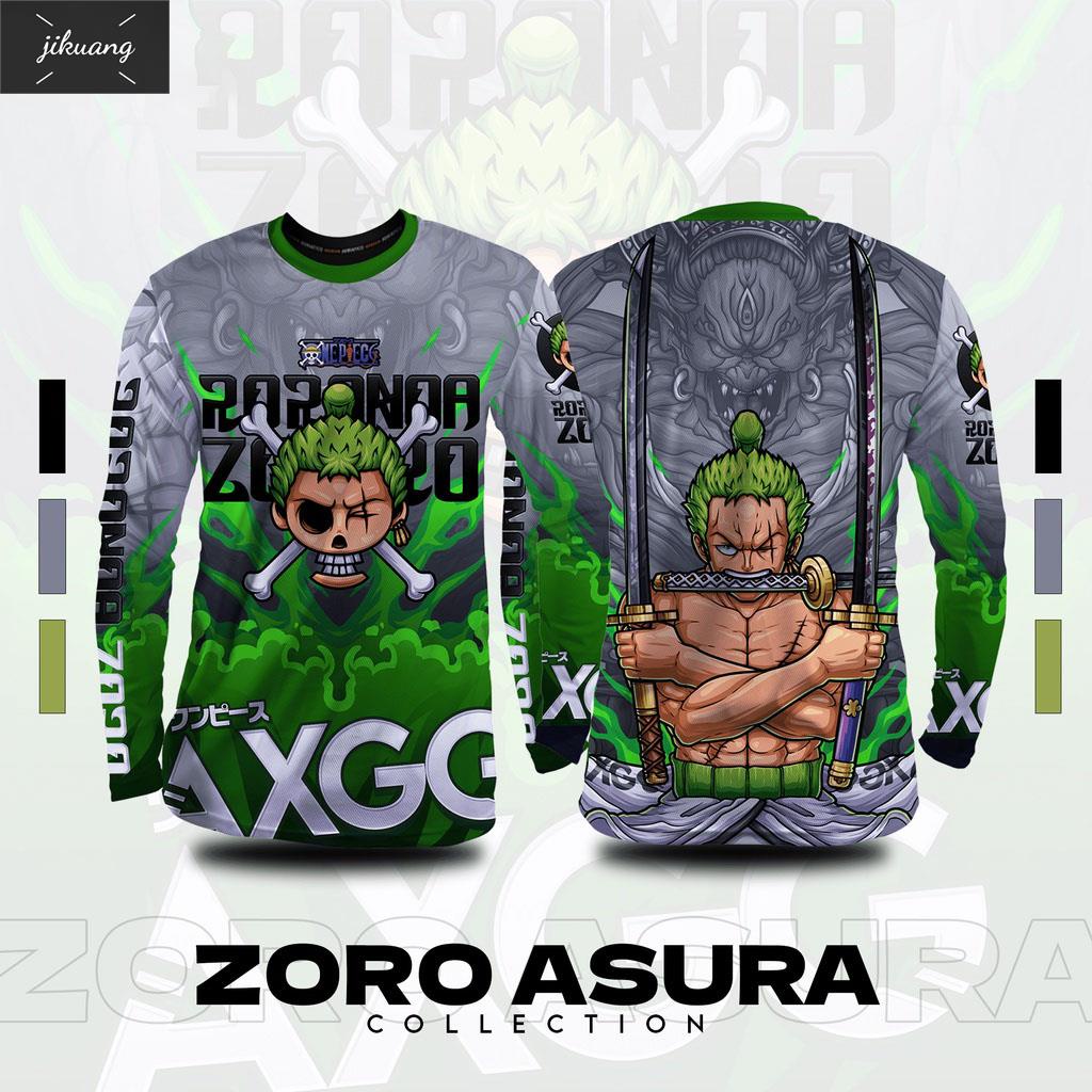 One Piece - Zoro Asura เสื้อยืดแขนยาว