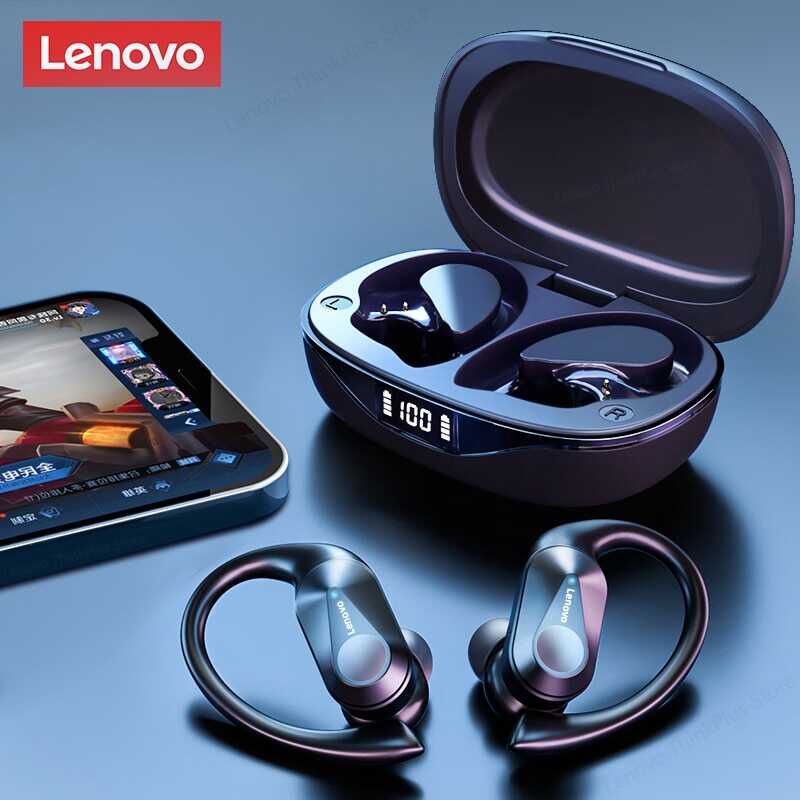 New Lenovo Lp75 TWS Sports Earphones Bluetooth 5.3 Wireless Headphones Waterproof Hifi Stereo Noise