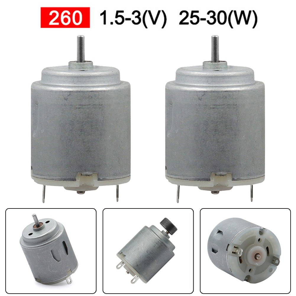 [LVDN] มอเตอร์พัดลมไฟฟ้า DC 3-12V ความเร็วสูง ขนาดเล็ก 260 สําหรับรถยนต์ของเล่น DIY