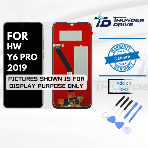 ไดรฟ์ทันเดอร์เข้ากันได้กับหน้าจอสัมผัส LCD HW Y6 PRO 2019 HONOR 9A