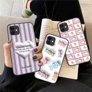 เคสโทรศัพท์มือถือแบบนิ่ม ลายลูกอม 3D TY2 สําหรับ OPPO F11 A9 F17 F19 Pro Plus A74 A95 F5 A73 F7