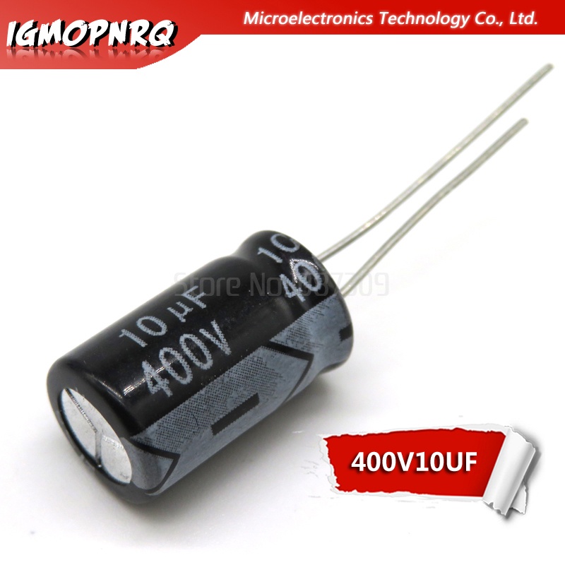 ตัวเก็บประจุไฟฟ้า 400V10UF 10*17 มม. 10UF 400V 10*17 20 ชิ้น