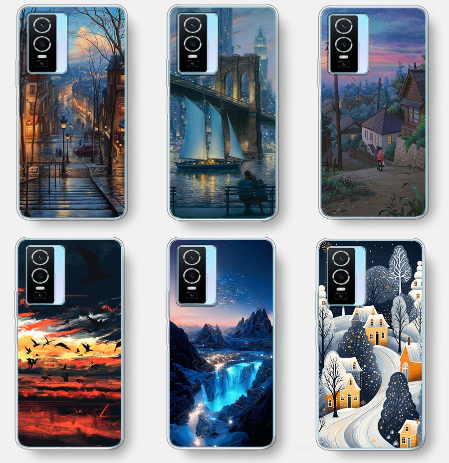 เคสซิลิโคนนิ่ม สําหรับ vivo y76 5G
