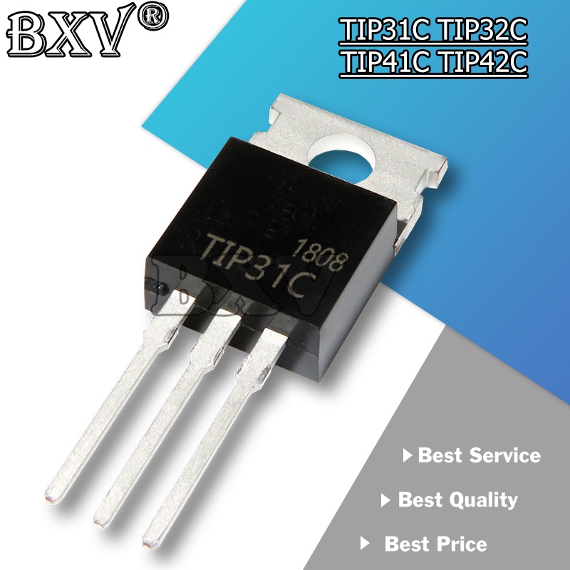 ทรานซิสเตอร์พาวเวอร์ TIP31C TIP32C TIP41C TIP42C PUMUDDSY TIP31 TIP32 TIP41 TIP42 10 ชิ้นต่อล็อต
