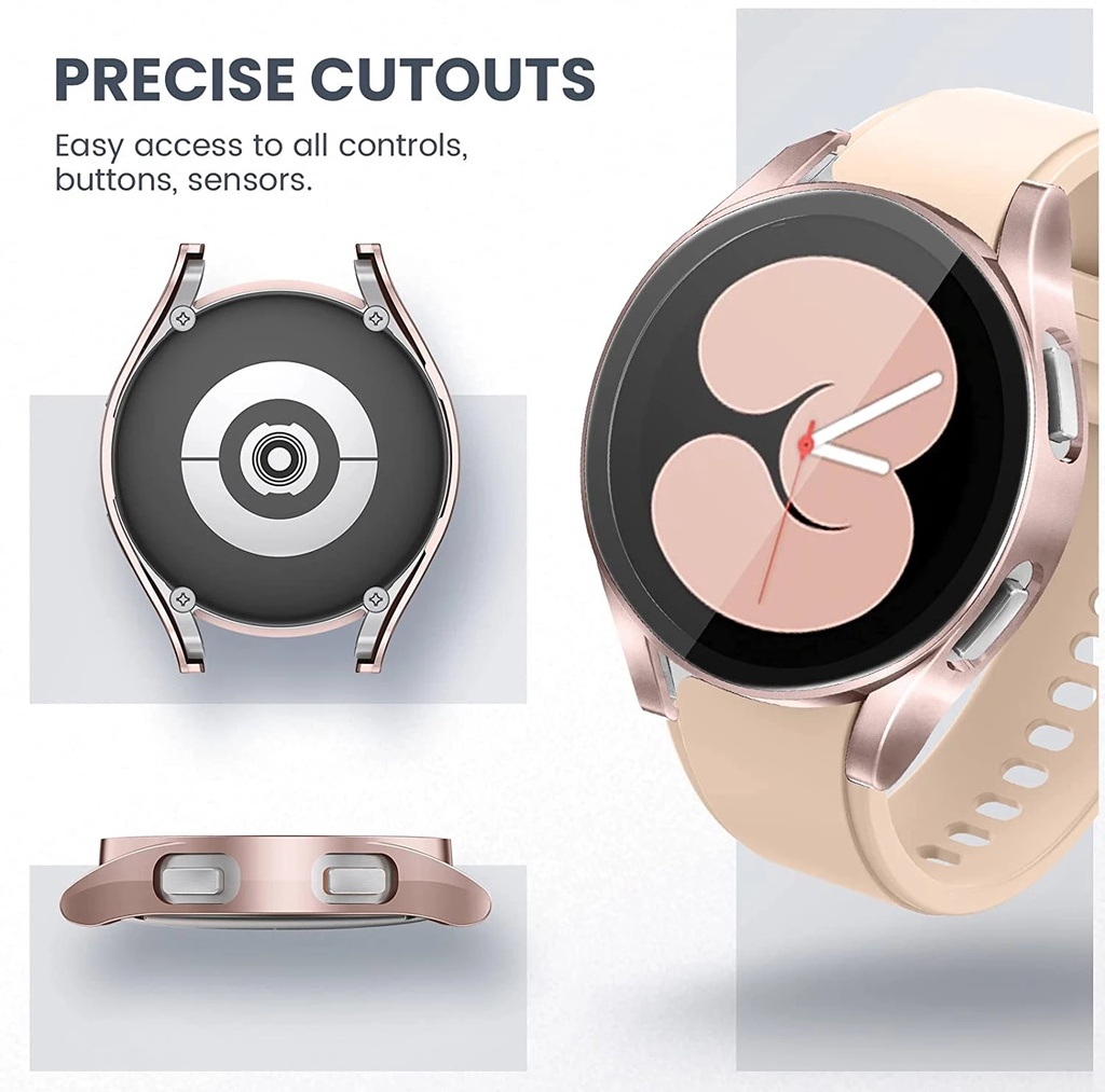 เคสป้องกันสําหรับ Samsung Galaxy Watch 7 6 5 40mm 44mm 6 classic 43mm 47mm 5 pro 45mm ฝาครอบ TPU นุ่มฝาครอบกันชน
