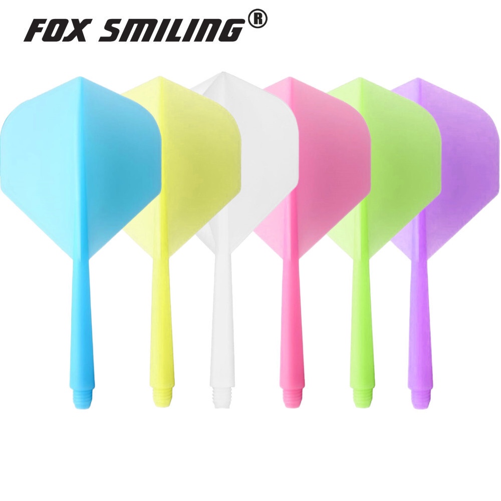 Fox ยิ้ม 3 ชิ้น Professional Dart เที่ยวบินและเพลา 2BA สกรู Soft In-one Dart เที่ยวบินทนทาน Anti-fall PA Series