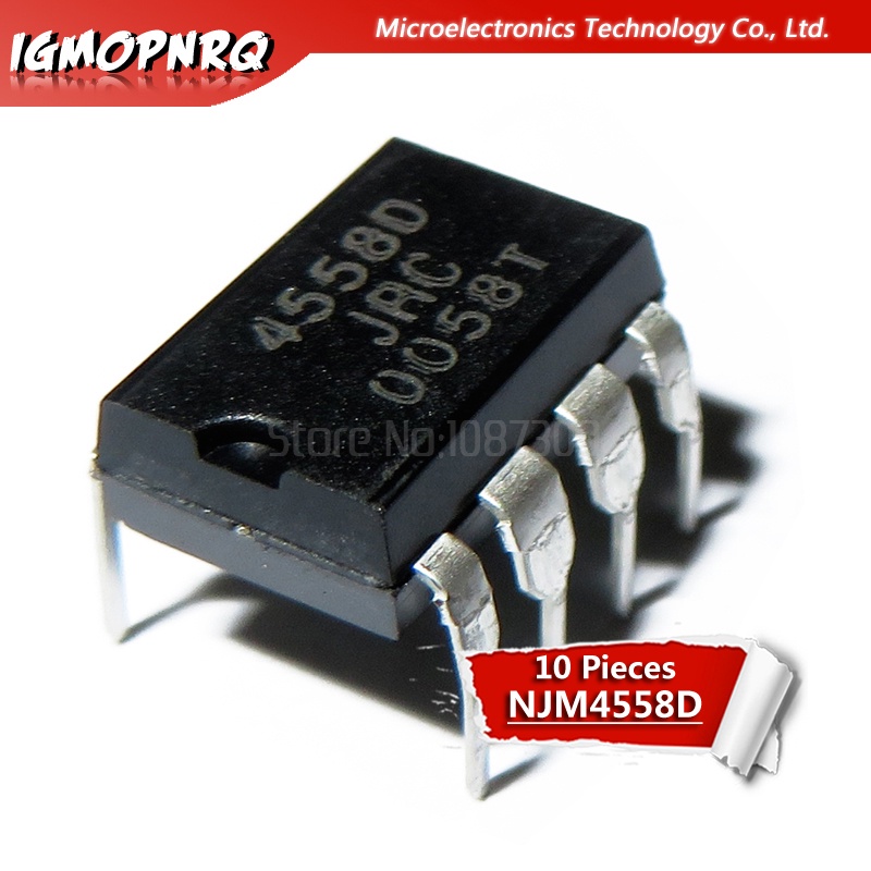 ใหม่ ของแท้ เครื่องขยายเสียง 4558D 4558 NJM4558D DIP8 10 ชิ้น