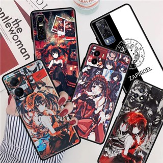 เคสซิลิโคนนิ่ม ลาย Kurumi Tokisaki ป้องกันกล้อง สําหรับ Vivo Y51 Y33 Y72 Y52 Y75 Y55 Y74S Y76S Y77E Y50 Y30 Y30I Y31S Y54S Y33S Y33T Y51S Y53S 5G