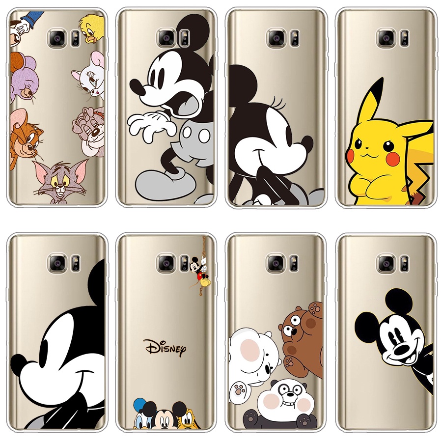 สําหรับ galaxy Note 4 / Note 5 / Note 8 / Note 9 / Note FE เคส TPU นิ่ม ซิลิโคน ป้องกัน เคส