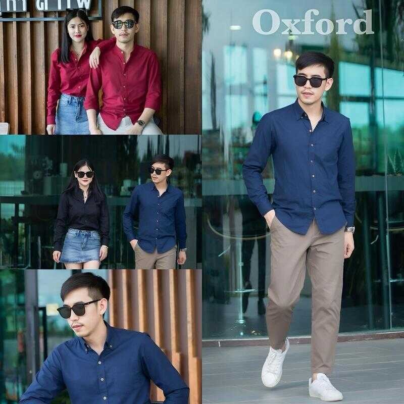 เสื้อแขนยาว คอปก ผ้าoxford เกรดพรีเมี่ยม ARDAMAN [คอปก]
