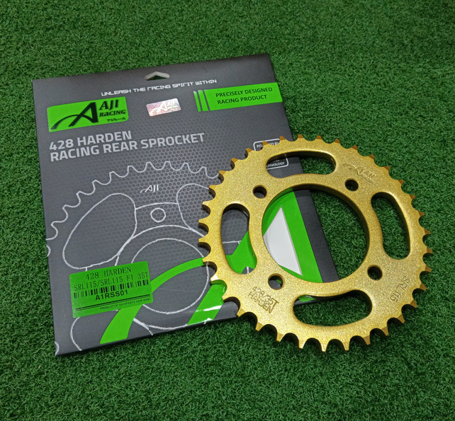 SRL115 FI / SRL 115 / LAGENDA115 & 115 FI 428H 428 H [ 14T-15T 35T-40T] HARDEN SPROCKET AJI RACING [