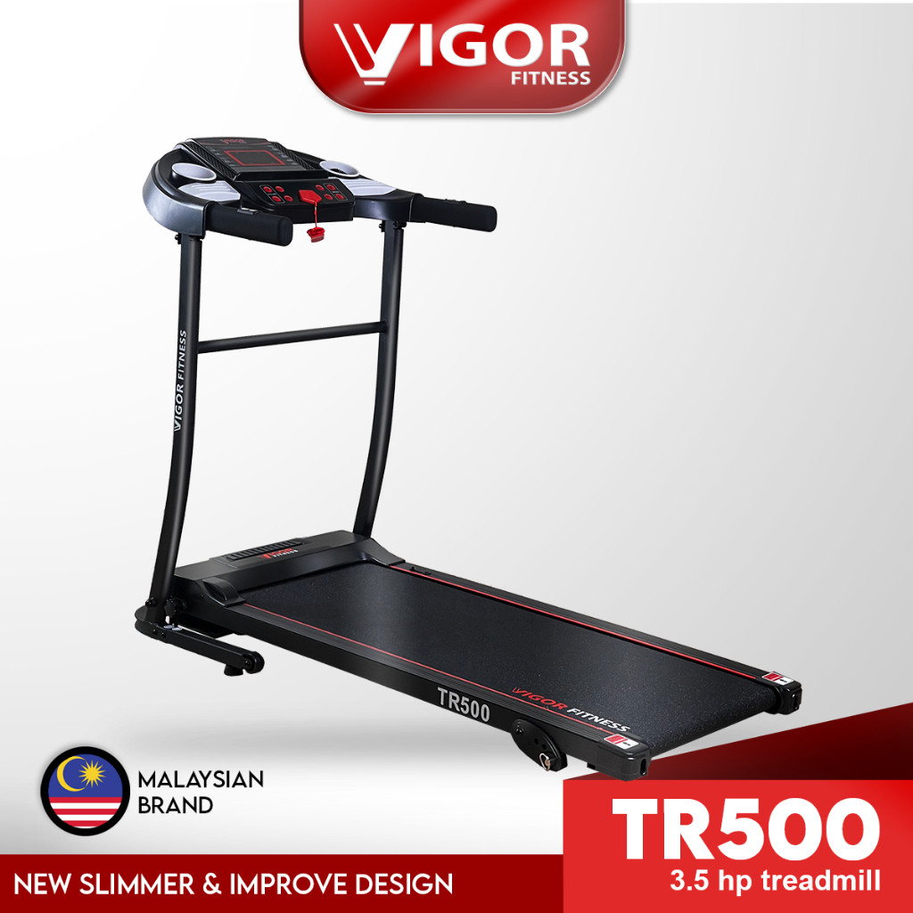 hot🔥การประกันคุณภาพ🔥 import Vigor Fitness Treadmill 3.5hp Cardio Exercise Running Machine TR500