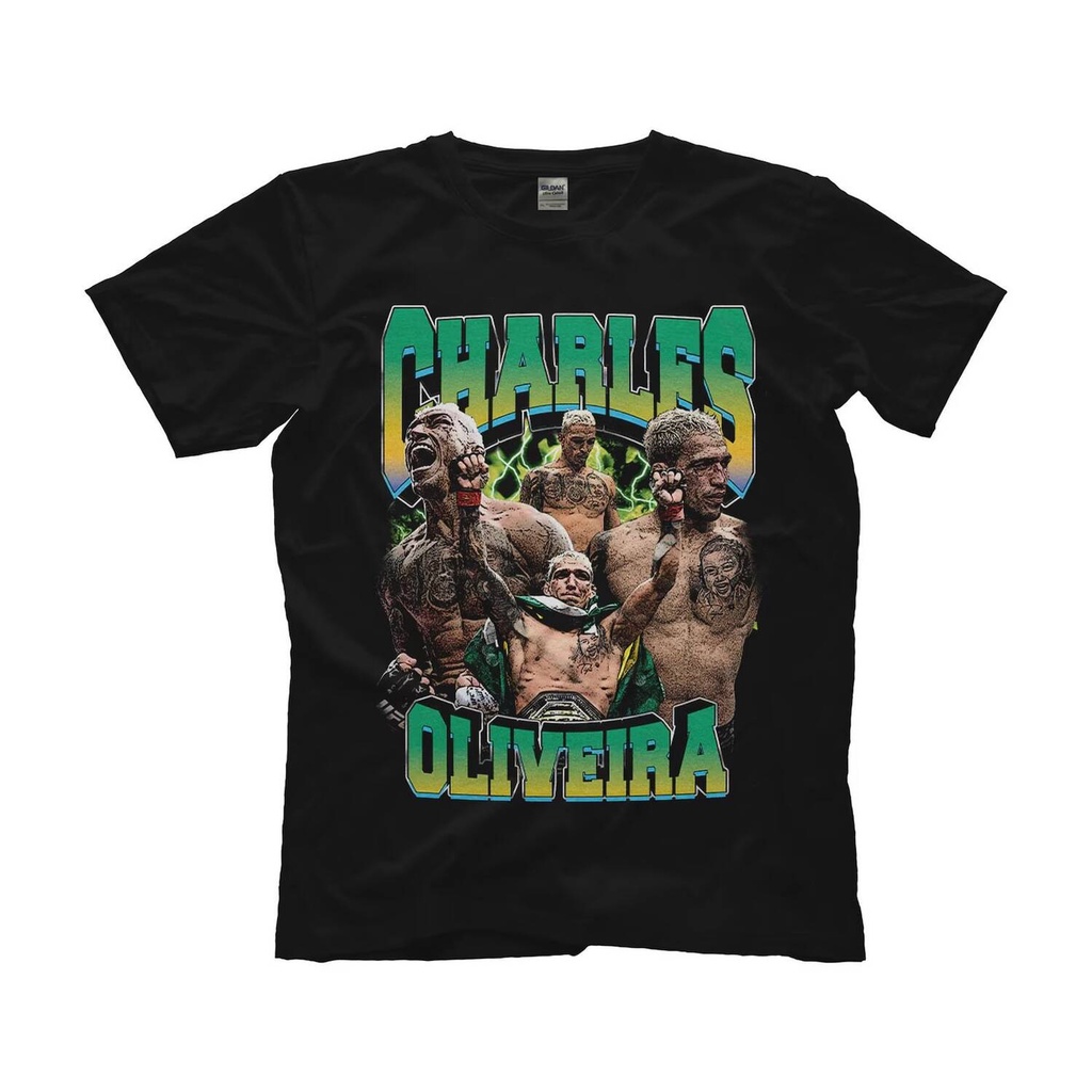 Charles Oliveira Do Bronx เสื้อชกมวย สไตล์วินเทจ