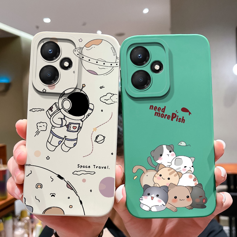 เคสมือถือ ลายการ์ตูนแมวน่ารัก กันกระแทก สําหรับ Infinix Hot 30 4G 5G X6831 X6832 Hot30 X 6831 X 6832
