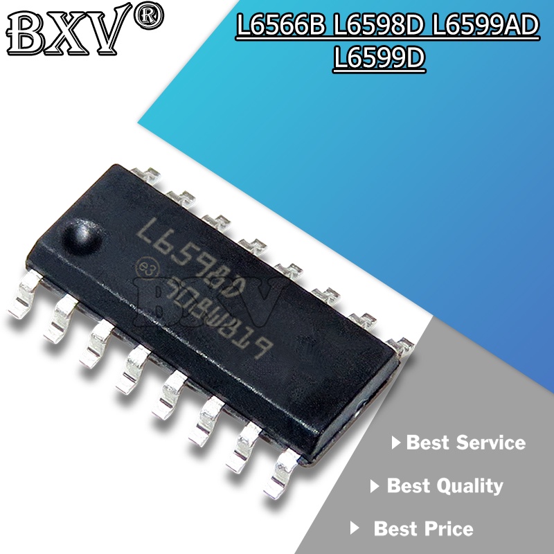 ใหม่ บอร์ดวงจรรวม ของแท้ L6566B L6598D L6599AD L6599D L6566 L6598 L6599 SOP-16 LCD 5 ชิ้น ต่อล็อต