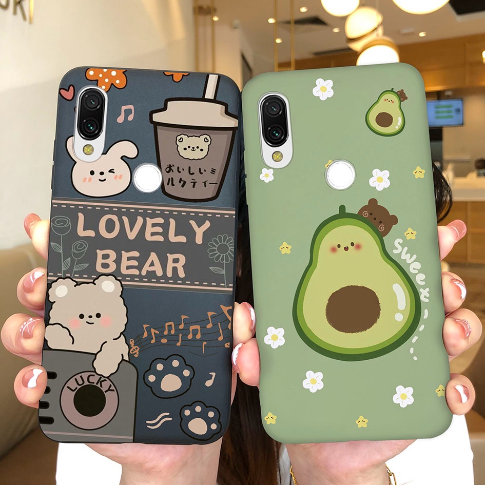 สําหรับ Xiaomi Redmi 5 5A 5Plus 6 6A 6Pro 7 7A ซิลิโคนนุ ่ ม TPU กันกระแทกหมีน ่ ารักฝาครอบโทรศัพท ์ กันชนสําหรับ Redmi7A 5 + 6 A Redmi 5 6 Pro Plus Shell Capa