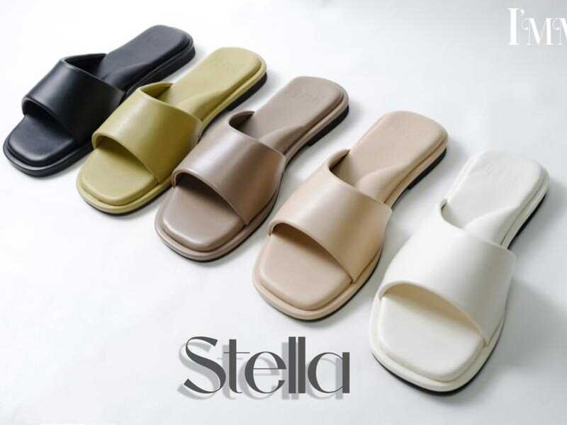 I’Mm Shoes รุ่น Stella 005 รองเท้าแตะแฟชั่น ดีไซน์หน้า Curve