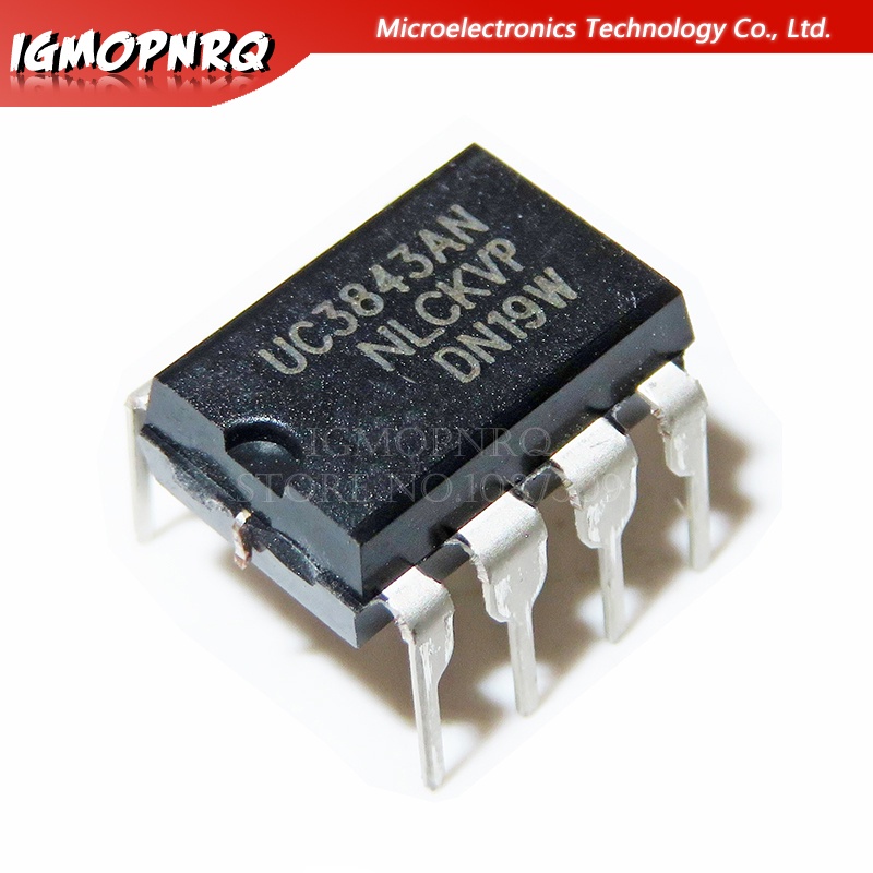 ตัวควบคุมสวิตชิ่ง UC3843AN UC3843 DIP-8 10 ชิ้น