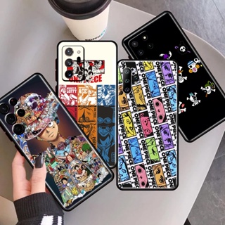 เคสโทรศัพท์มือถือ ซิลิโคนนิ่ม ป้องกันกล้อง ลายการ์ตูนอนิเมะ One Piece สําหรับ Samsung Galaxy A52 A52S A53 A71 A72 A81 A91 4G 5G note 20 PLUS ULTRA