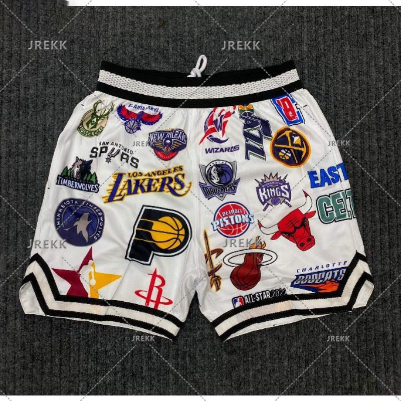 (Fuhui01) มาใหม่ เสื้อกีฬาบาสเก็ตบอล NBA All Teams สั้น คุณภาพสูง