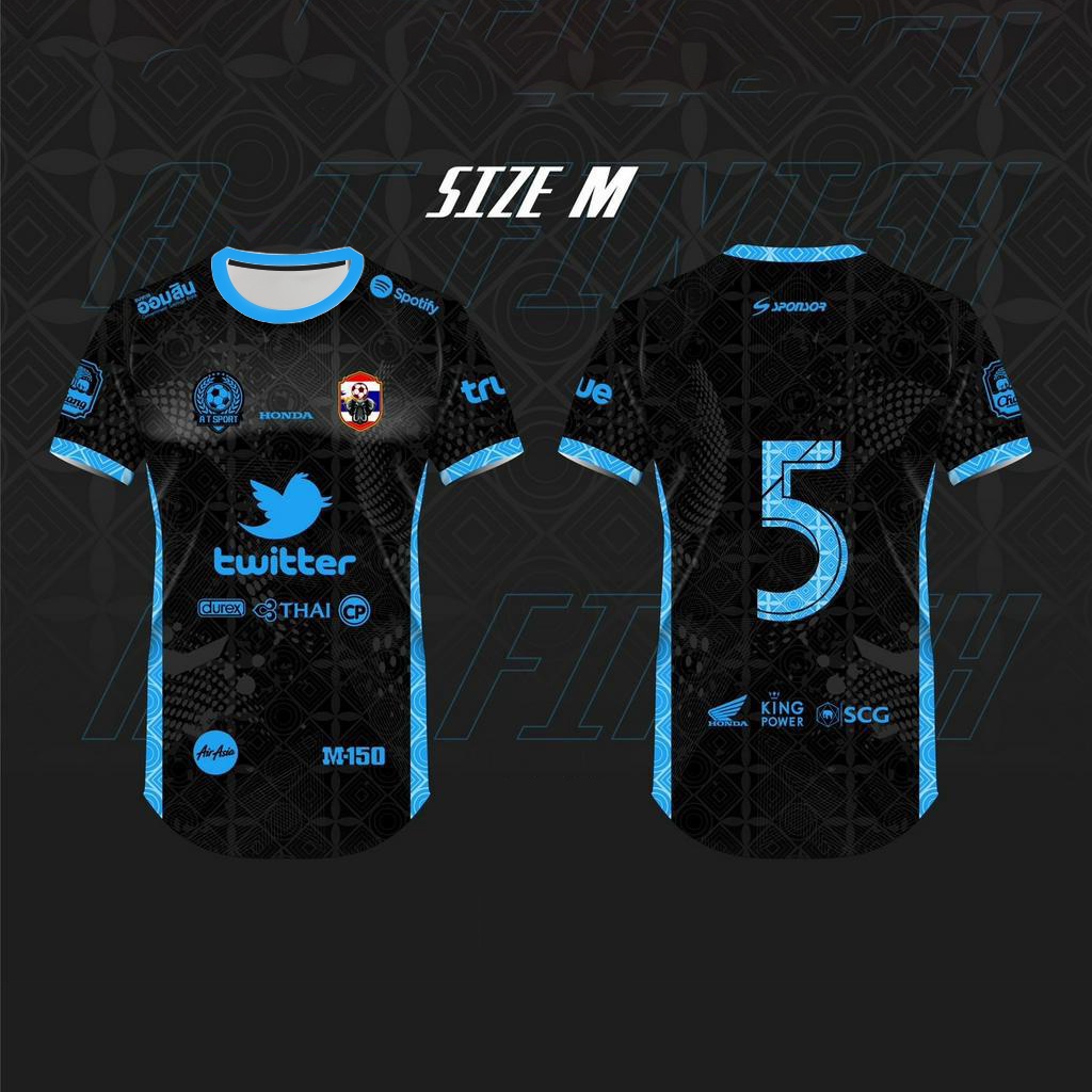 🇹🇭 ใหม่ [เบอร์ 4, 5, 6, 7,] เสื้อยืดลําลอง แขนสั้น คอกลม พิมพ์ลาย Jerseys Design A t Sport ไซซ์ XS-5