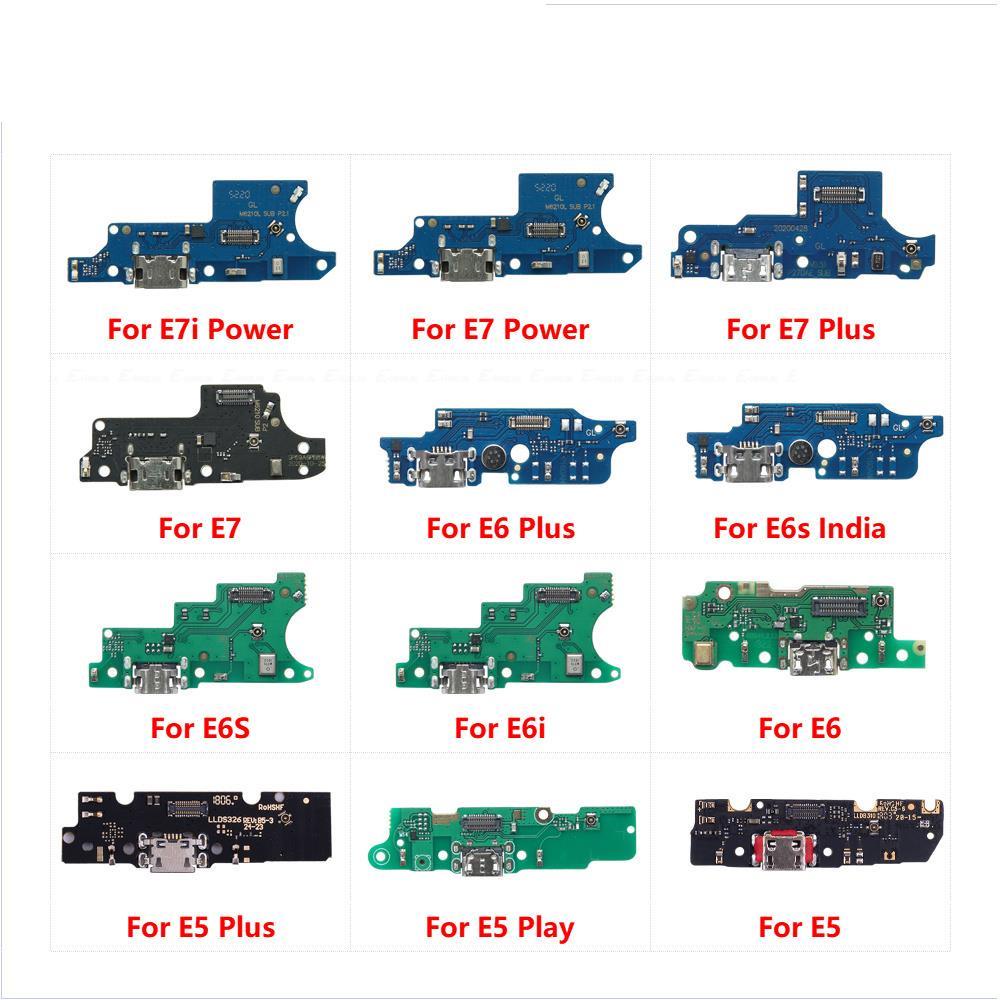 Usb ชาร์จ Charger Dock พอร์ตไมโครโฟน Flex สายสําหรับ Motorola Moto E4 E5 E6 E7 Play Go Plus E6s Glob