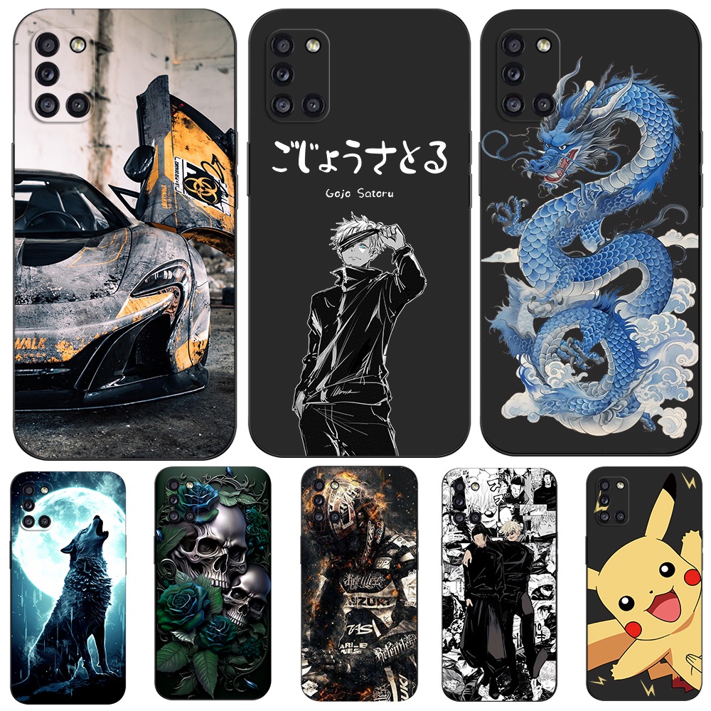 สําหรับ Samsung Galaxy A31 ซิลิคอนฝาครอบโทรศัพท์สําหรับ Samsung A31 31 SM-A315F GalaxyA31 6.4 นิ้วสี