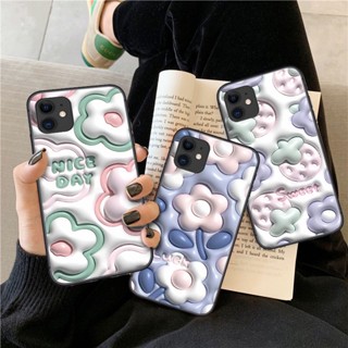 เคสโทรศัพท์มือถือแบบนิ่ม ลายดอกไม้น่ารัก 3D TY13 สําหรับ Realme 2 A5 3 Pro 5 5i 5s Q 6 6i 7 7i