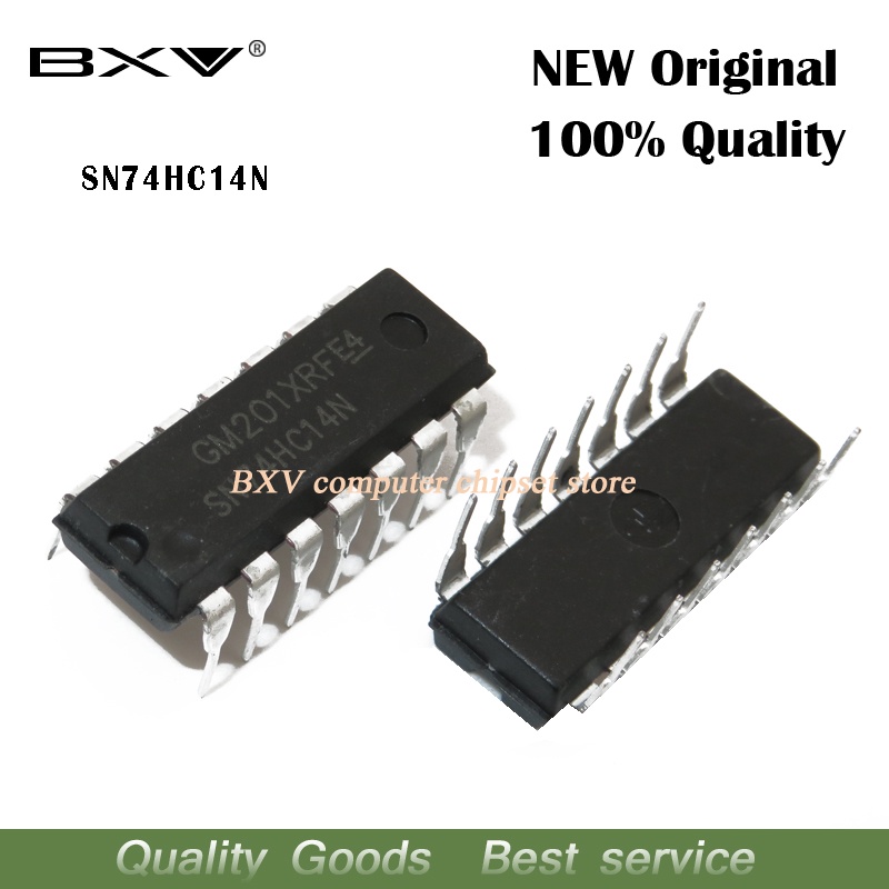 10PCS SN74HC14N DIP-14 SN74HC14 DIP 74HC14N DIP14 74HC14 ชิป IC