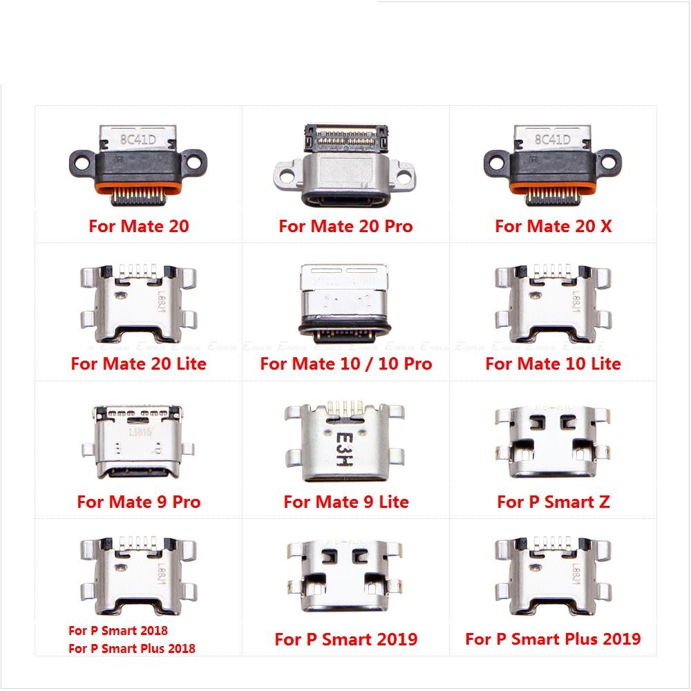 แจ็ค USB Connector แท่นชาร์จปลั๊กพอร์ตสําหรับ HuaWei Mate 20 X 10 9 Lite Pro P สมาร์ท Z Plus 2019 Mi
