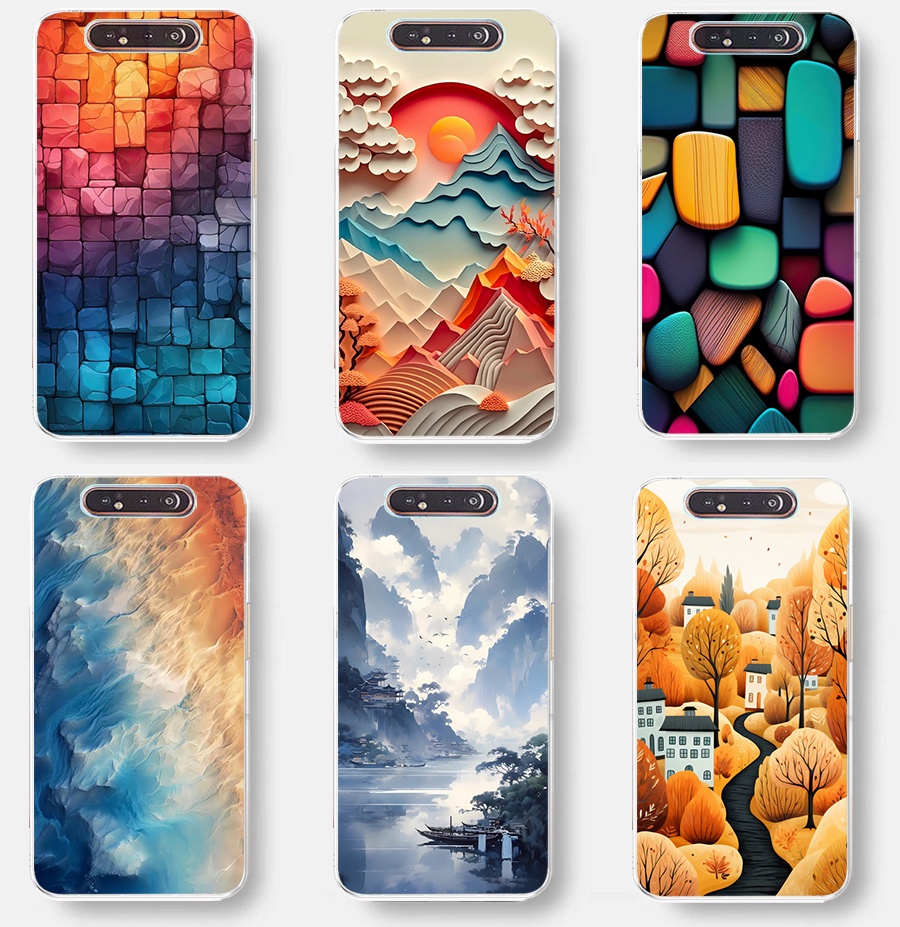 เคสซิลิโคนนิ่ม สําหรับ Samsung galaxy a80