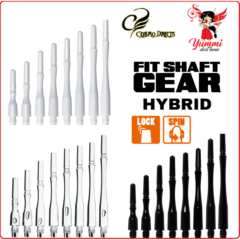COSMO DART FIT SHAFT GEAR DART SHAFT HYBRID (ขนาด 1 - ขนาด 8) SPINNING & LOCKED
